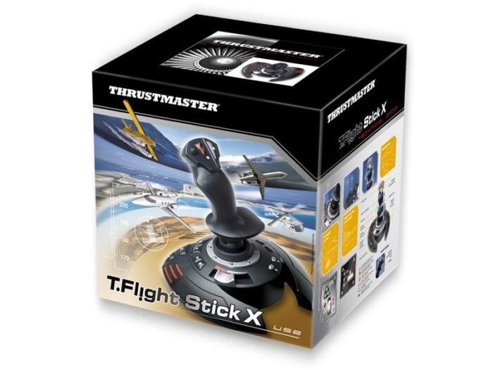 Жичен джойстик,  авиосимулатор Thrustmaster T.Flight Stick X за PC / PS3, Черен - Image 3