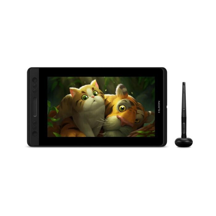Графичен дисплей таблет HUION Kamvas Pro 13, USB-C, Черен/Сребрист - Image 1