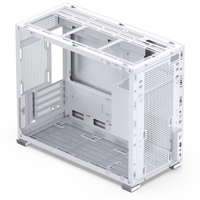 Кутия Jonsbo D31 Screen TG, mATX, Бял - Image 7