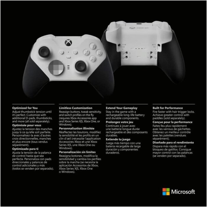 Геймърски контролер Microsoft, За Xbox, Безжичен, Series 2 Core, Бял - Image 4