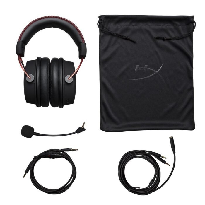Геймърски слушалки HyperX Cloud Alpha, Черен/Червен - Image 7