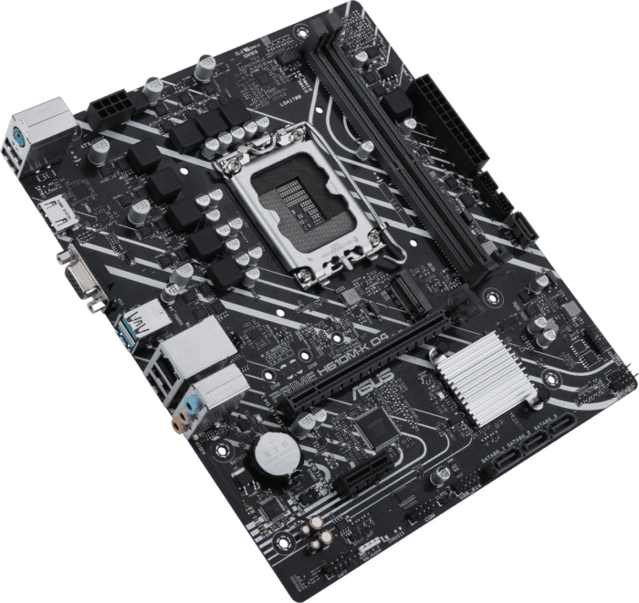 Дънна платка ASUS PRIME H610M-K D4, LGA 1700 mATX - Image 4
