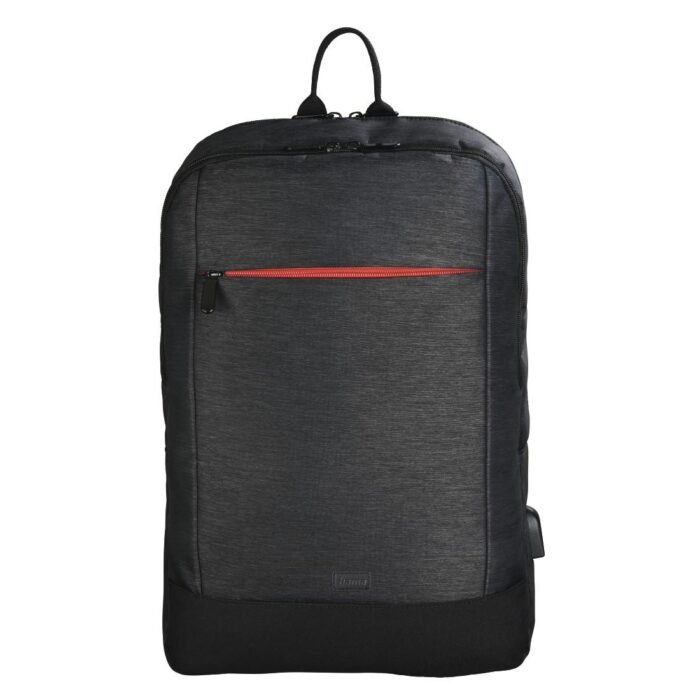 Раница за лаптоп HAMA Manchester, До 40 см (15.6"), USB порт, Черна, 216489 - Image 1