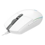 Геймърска мишка Logitech G102 LightSync, RGB, Оптична, Жична, USB, Бяла - Image 2