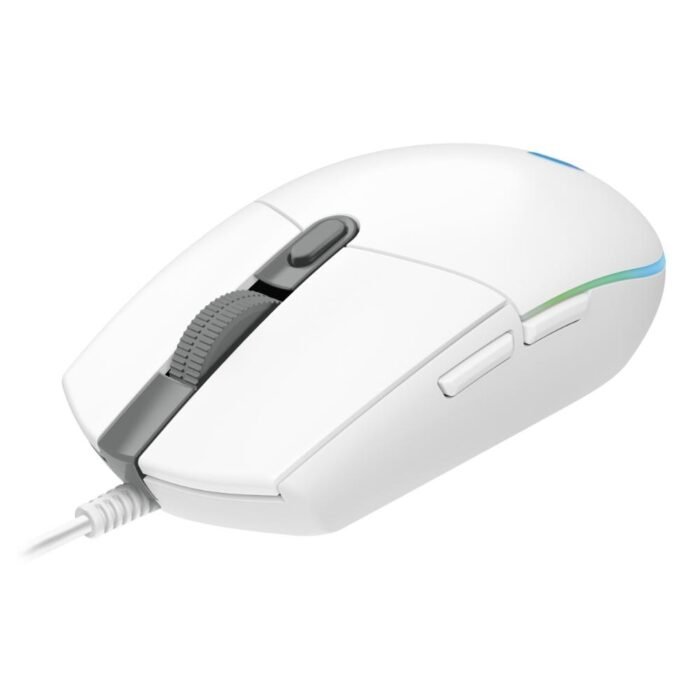 Геймърска мишка Logitech G102 LightSync, RGB, Оптична, Жична, USB, Бяла - Image 2