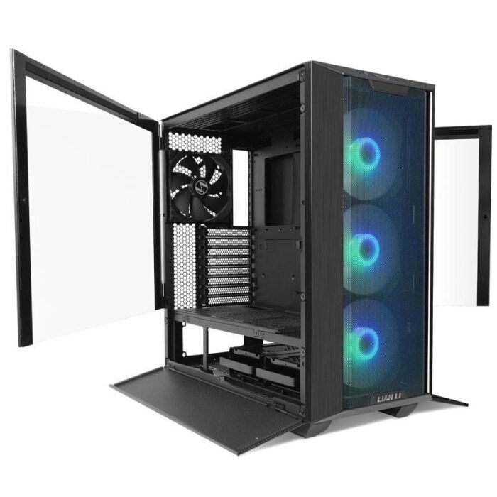 Кутия Lian-Li LANCOOL III RGB Mid-Tower, Tempered Glass, Черна - Image 8