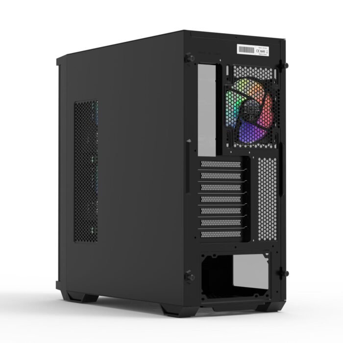 Кутия ZALMAN Z10 PLUS, Tempered Glass, RGB Mid-Tower, Черна - Image 5