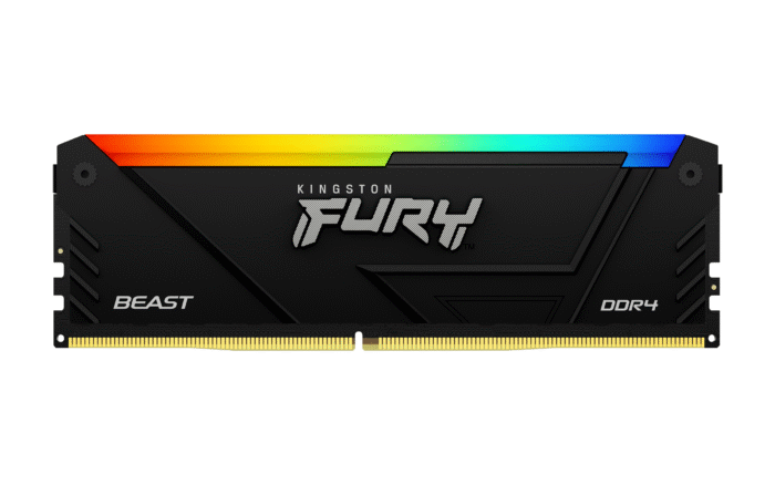 Памет Kingston FURY Beast Black RGB 8GB DDR4 3600MHz CL17 - Image 1