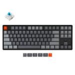 Геймърска Механична клавиатура Keychron K8, Aluminum, Hot-Swappable, TKL Gateron Optical Blue Switch, RGB LED ABS - Image 2