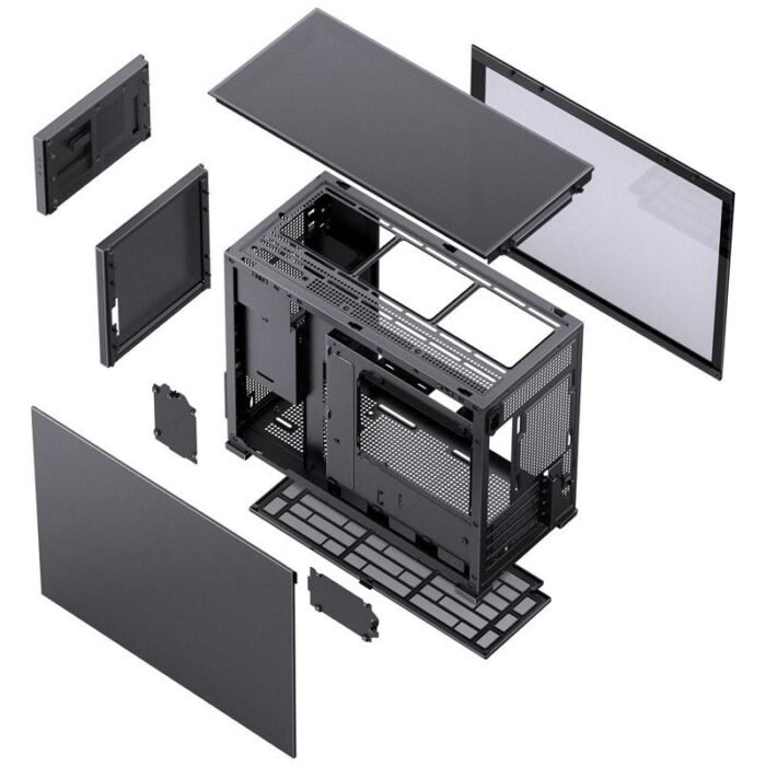 Кутия Jonsbo D31 Mesh Screen TG, mATX, Черен - Image 9