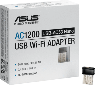 Безжичен USB Адаптер ASUS USB-AC53 Nano, AC1200 Dual-band USB Wi-Fi - Image 7