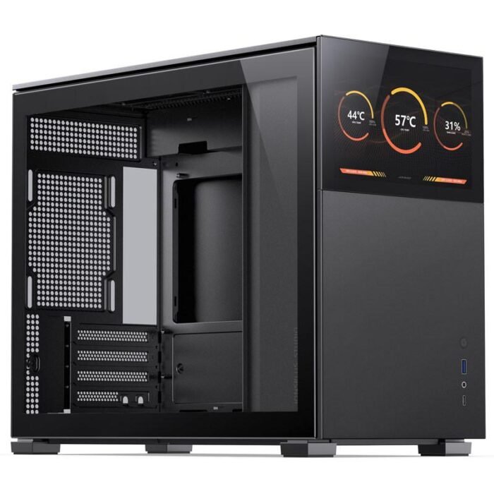 Кутия Jonsbo D31 Screen TG, mATX, Черна - Image 1
