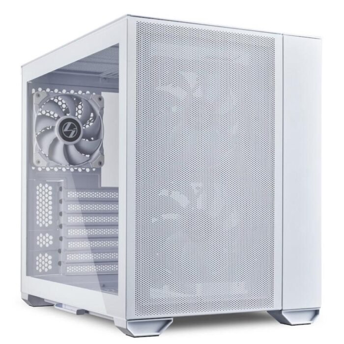 Кутия Lian Li O11 Air Mini Tower, Tempered Glass, Бяла - Image 1