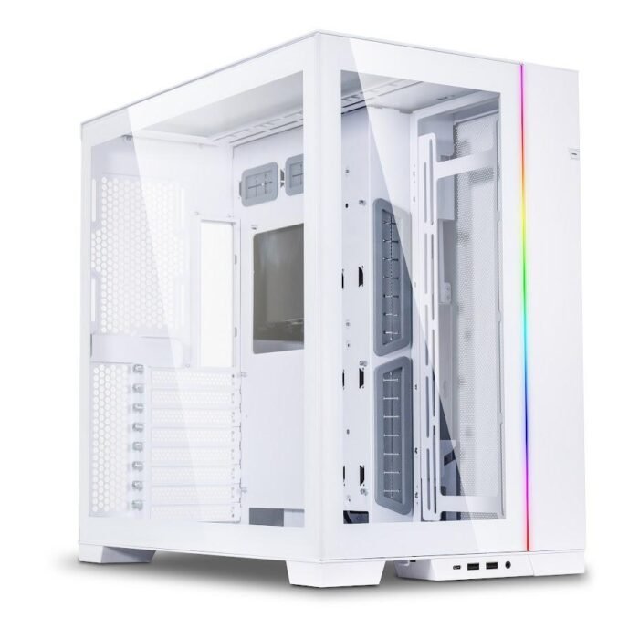 Кутия Lian Li PC-O11 Dynamic EVO Mid-Tower, Tempered Glass, Бяла - Image 1
