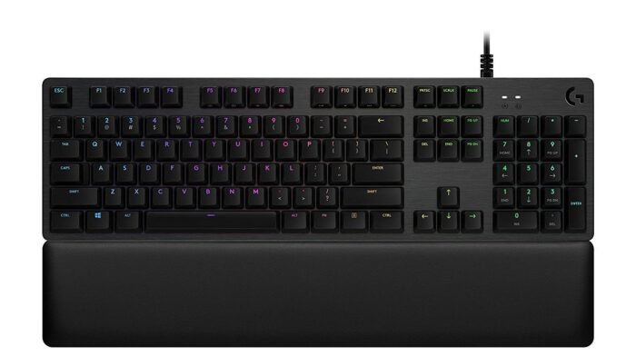 Геймърска механична клавиатура Logitech, G513 Carbon RGB, GX Brown Mechanical суичове - Image 1