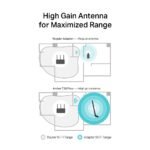 Безжичен адаптер TP-LINK Archer T2U PLUS, AC600, Dual band, USB, външна антена 5 dBi - Image 4