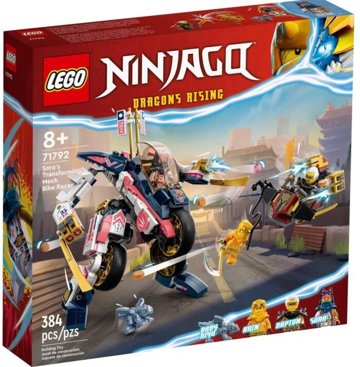 LEGO Ninjago - Sora's Transforming Mech Bike Racer - 71792 - Image 1