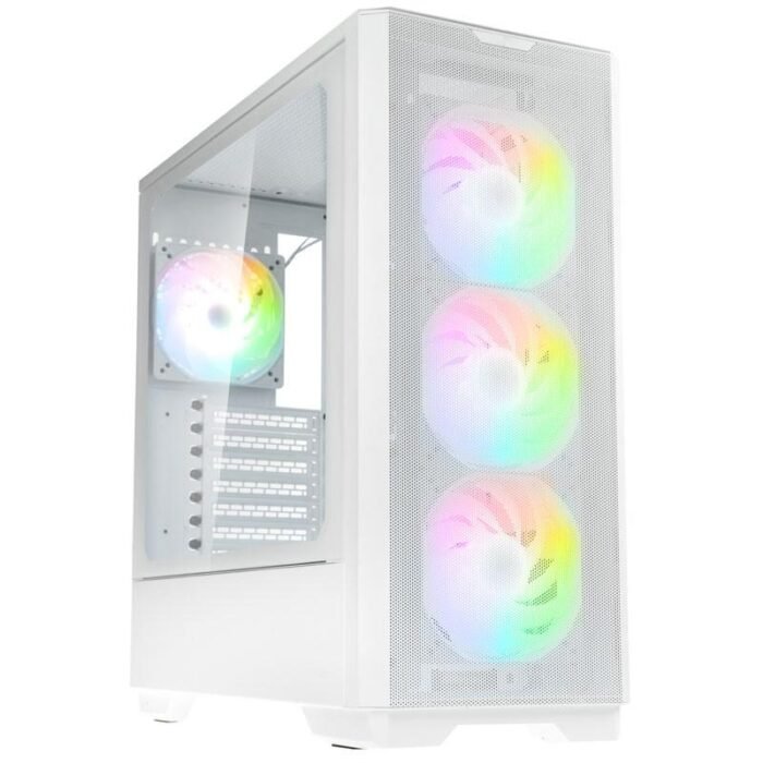 Кутия Kolink Unity Solar ARGB Mesh Mid-Tower, White - Image 1