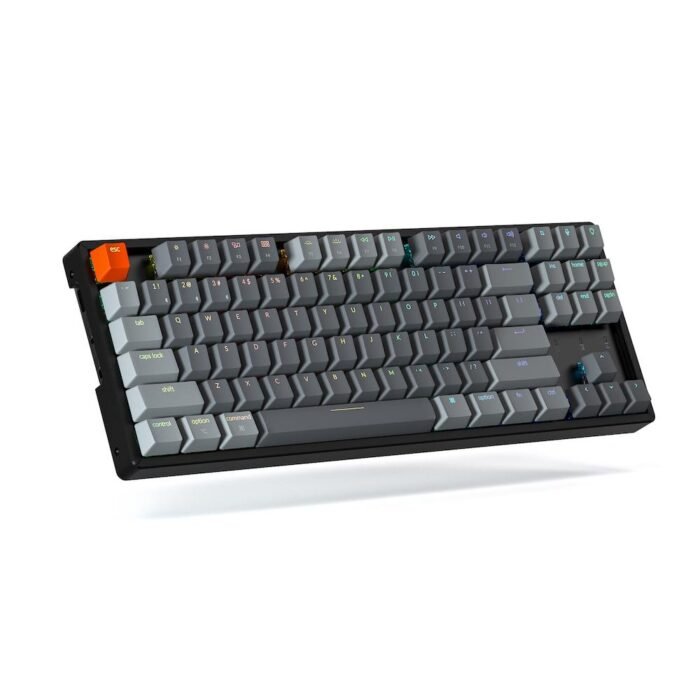 Геймърска Механична клавиатура Keychron K8 Aluminum TKL Gateron Blue Switch RGB LED Gateron Blue Switch ABS - Image 7