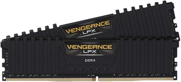 Памет CORSAIR VENGEANCE LPX, 16GB (2 x 8GB), DDR4, 3200MHz, Black - Image 1