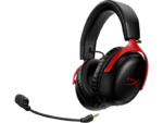 Геймърски слушалки HyperX, Cloud III, Безжични, Микрофон, Черно/Червено - Image 2