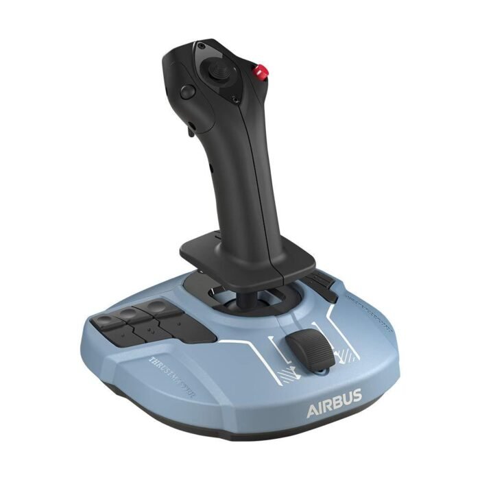 Жичен джойстик Thrustmaster TCA Sidestick Airbus Edition, авиосимулатор за PC, Черен;Син - Image 1