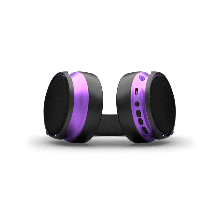 Геймърски безжични слушалки Dark Project Sono Wireless - Black/Violet - Image 8