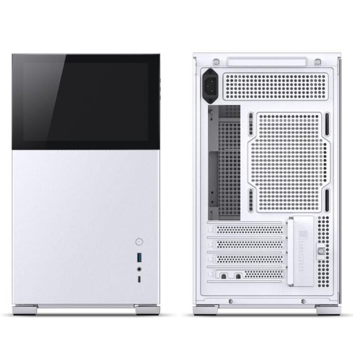 Кутия Jonsbo D31 Screen TG, mATX, Бял - Image 4