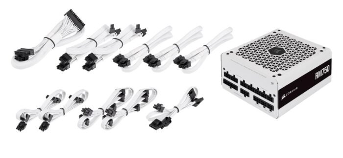 Захранващ блок Corsair RM750 White 80+ Gold, Fully Modular - Image 3