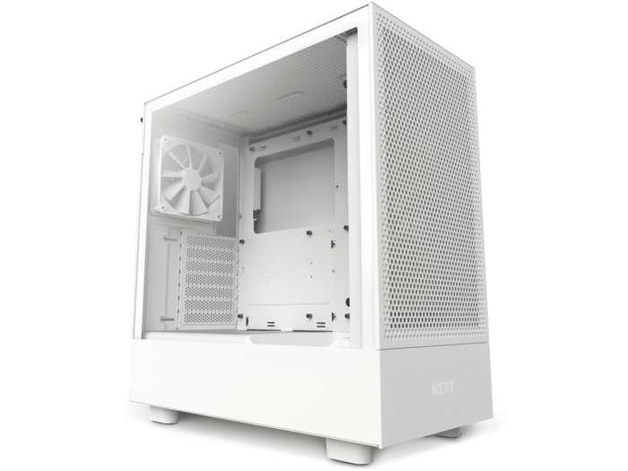 Кутия NZXT H5 Flow RGB Matte White, Mid-Tower - Image 2