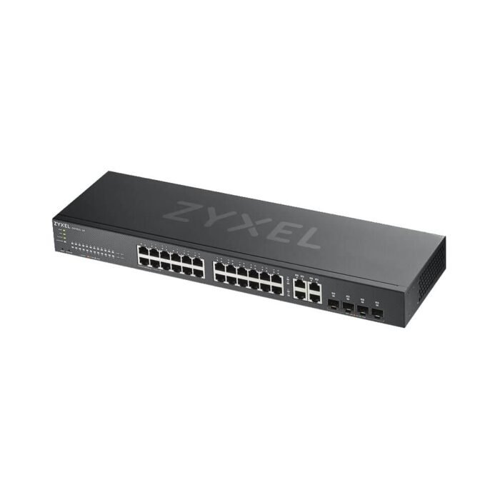 Суич ZYXEL GS1920-24V2, 24 портов Gigabit Smart-Managed,Fanless, за монтаж в шкаф - Image 1