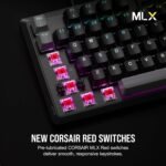 Геймърска механична клавиатура CORSAIR K70 Core RGB Corsair Linear Red Switch - Carbon Gray - Image 3