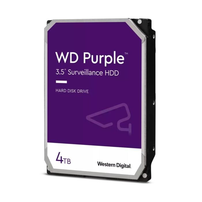 Хард диск WD Purple, 4TB, 5400rpm, 256MB, SATA 3, WD43PURZ - Image 1