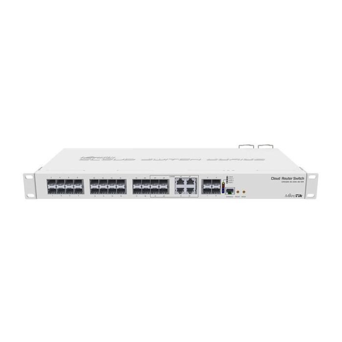 Суич MikroTik CRS328-4C-20S-4S+RM, 20 x SFP, 4 x SFP+, 4 x Combo порта - Image 1