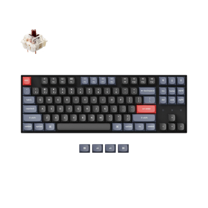 Геймърска механична клавиатура Keychron K8 Pro Brown Switch RGB - Image 1