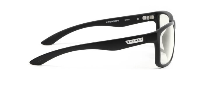 Компютърни очила GUNNAR INTERCEPT Onyx, Clear Natural, Черен - Image 3