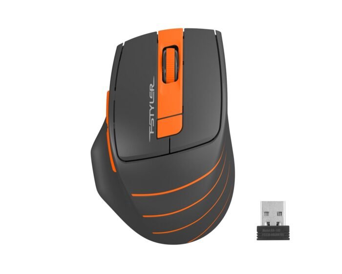 Оптична мишка A4tech FG30S Fstyler, Оранжев - Image 1