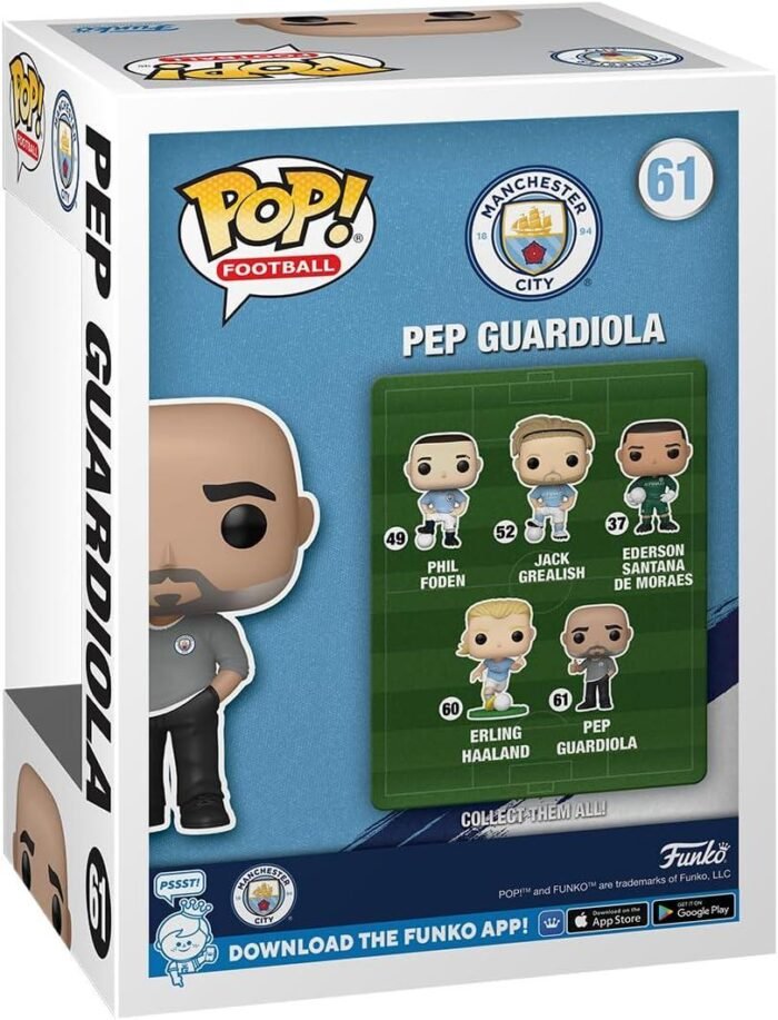 Фигурка Funko Pop! Football: Manchester City - Pep Guardiola #61 - Image 2