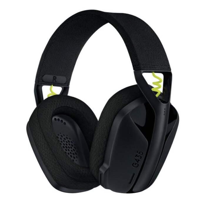 Геймърски безжични слушалки Logitech G435 Lightspeed Wireless, Микрофон, Черни - Image 1