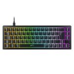 Геймърскa механична клавиатура XTRFY K5, 65% Hotswap, RGB подсветка, UK Layout Kailh Red, Черен