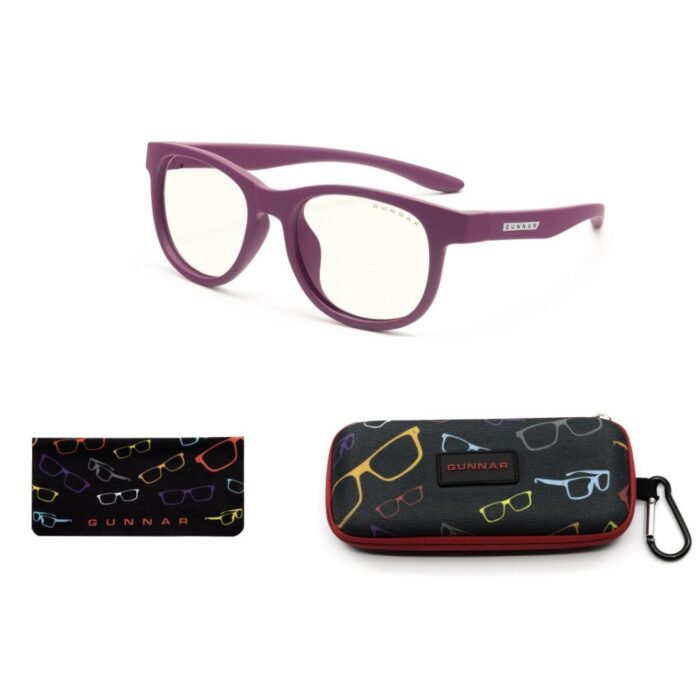 Детски компютърни очила GUNNAR Rush Kids Small, Clear Natural, Лилав - Image 4