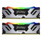 Памет Kingston Fury Renegade Silver RGB 32GB(2x16GB) DDR5 6400MHz KF564C32RSK2-32