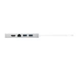 6-портов хъб j5create Mini Dock JUD380, USB 3.0, Gigabit Ethernet, HDMI, VGA, USB-B, Бял - Image 2