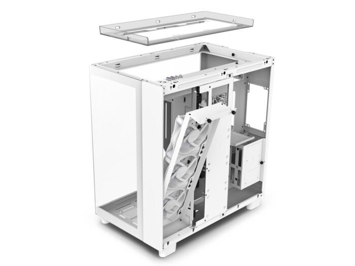 Кутия NZXT H9 Elite Matte White - Image 9