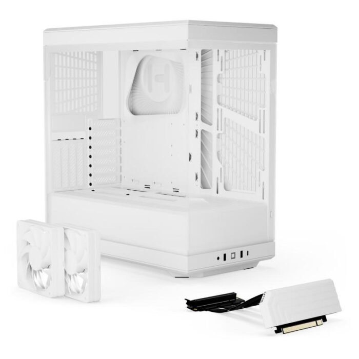 Кутия HYTE Y40 Tempered Glass, Mid-Tower, Бяло - Image 7