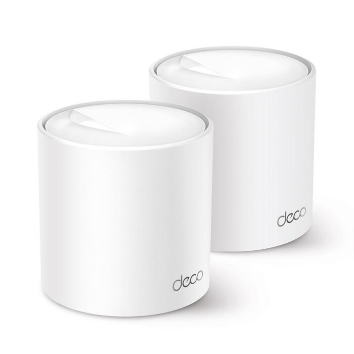 Безжичен рутер TP-Link Deco X60 V3 2-Pack, AX5400, 2.4/5 GHz, 574 -  2402 Mbps, Gigabit - Image 1