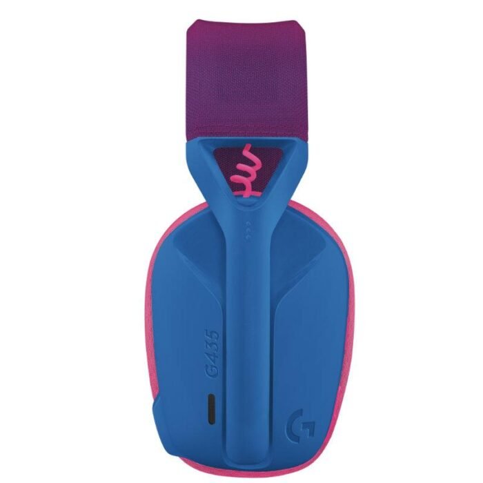 Геймърски безжични слушалки Logitech G435 Lightspeed Wireless, Микрофон, Син/Розов - Image 5