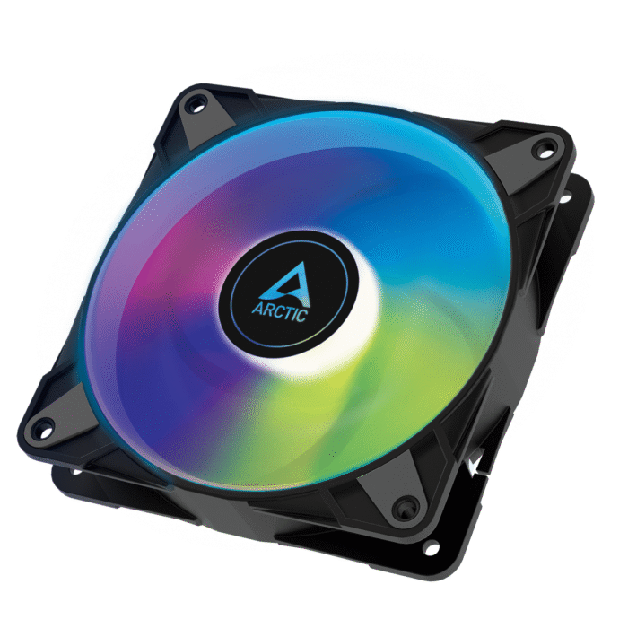 Вентилатор ARCTIC P12 Black, A-RGB, 120mm - Image 1