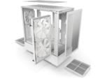 Кутия NZXT H5 Flow RGB Matte White, Mid-Tower - Image 6