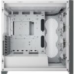 Кутия Corsair iCUE 5000X RGB Mid Tower, Tempered Glass, Бяла - Image 8